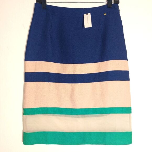 Anthropologie Harlyn Parfait Colorblock Knee-Length Pencil Skirt Size S NWT - Picture 7 of 12